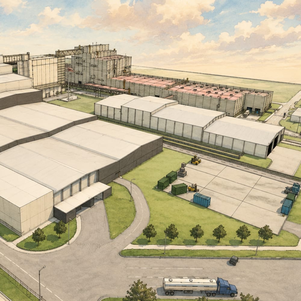 Brownfield Industrial Extension: 20,000 m² Inside an Operating Facility project by TEBIN