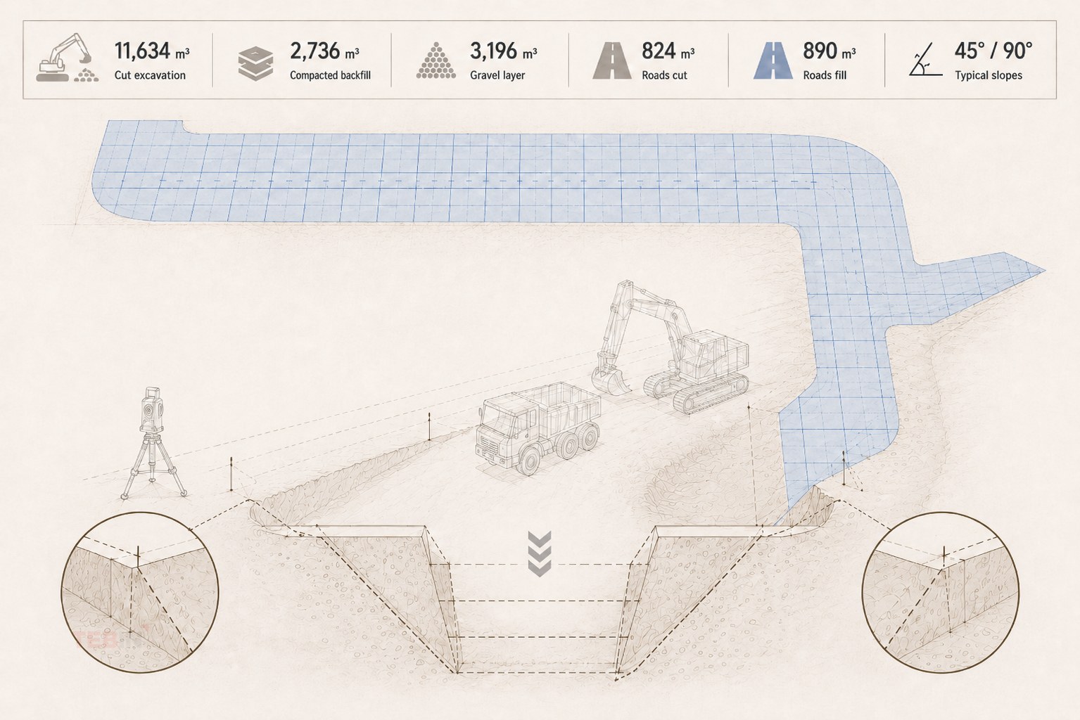 Cut and Fill Analysis for BIM-Based Earthworks Planning